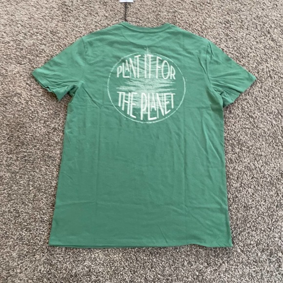 Goodfellow "Plant It" Green Short Sleeve Shirt - Medium - Picture 5 of 6